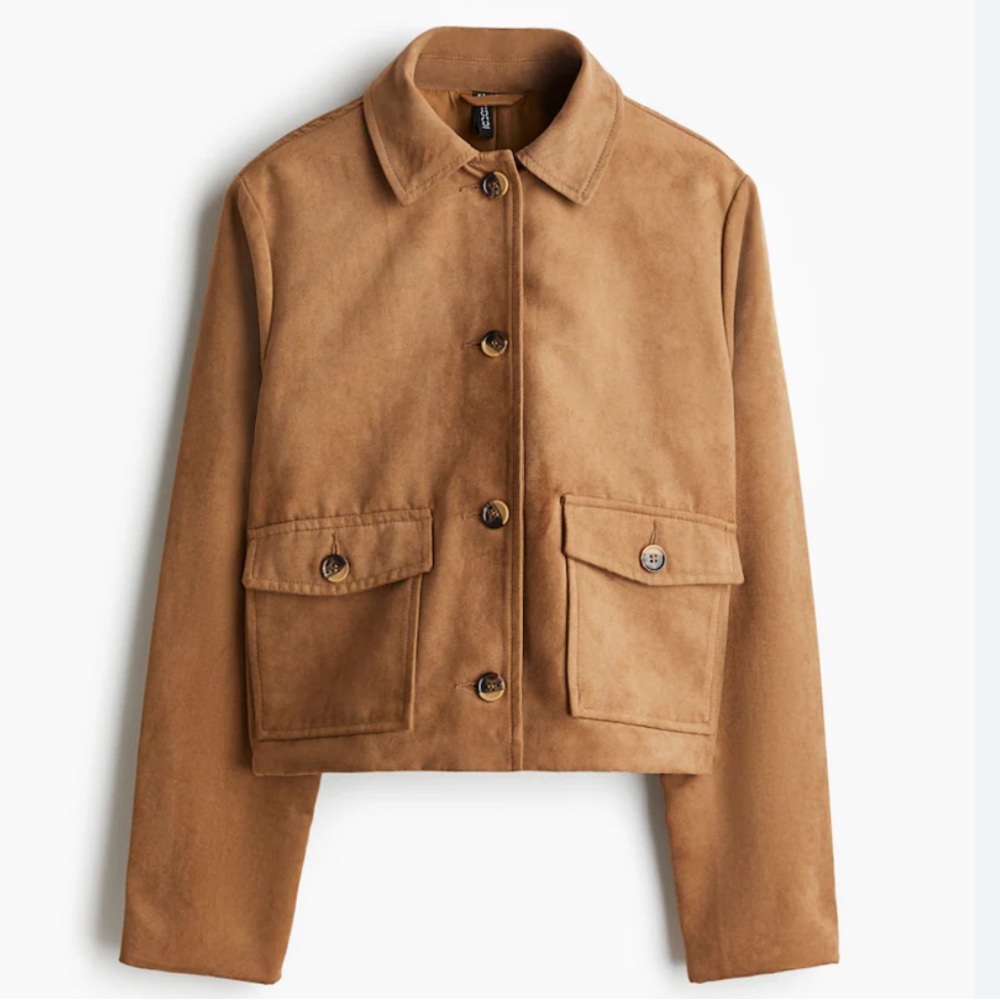 🌟HP🌟H&M Divided Faux Suede Jacket - Picture 3 of 15